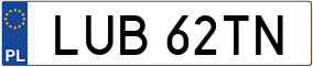 Truck License Plate